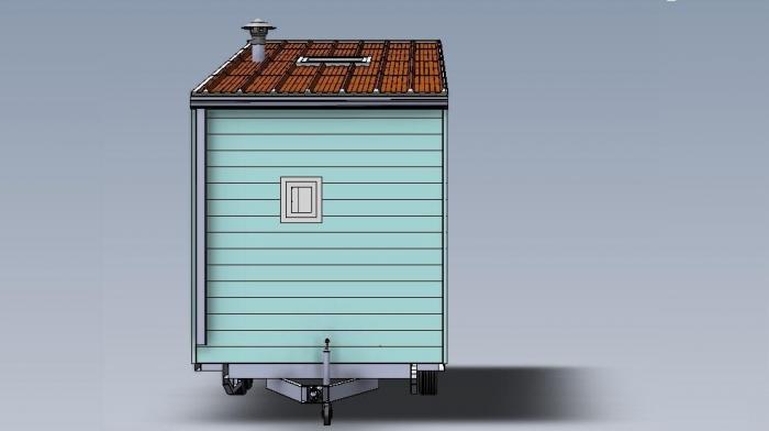 Tiny house BORÉALIS, face ouest